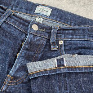 J Crew Selvedge Jeans Mens 29x32 Fits 29x30 Denim 484 Slim Fit Button Fly Pants
